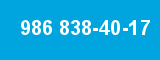 986 838-40-17 986 838-40-17
